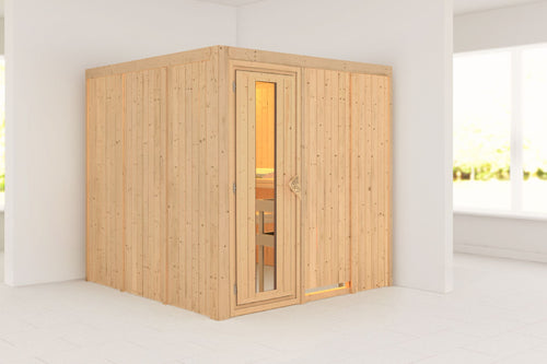 Sauna Rodin Systemsauna, Fronteinstieg