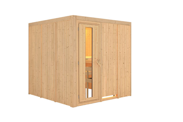 Sauna Rodin Systemsauna, Fronteinstieg