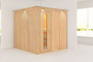 Sauna Rodin Systemsauna, Fronteinstieg