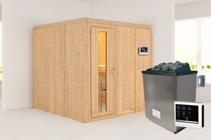Sauna Rodin Systemsauna, Fronteinstieg