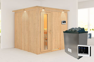 Sauna Rodin Systemsauna, Fronteinstieg