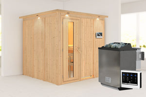 Sauna Rodin Systemsauna, Fronteinstieg