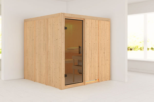 Sauna Rodin Systemsauna, Fronteinstieg