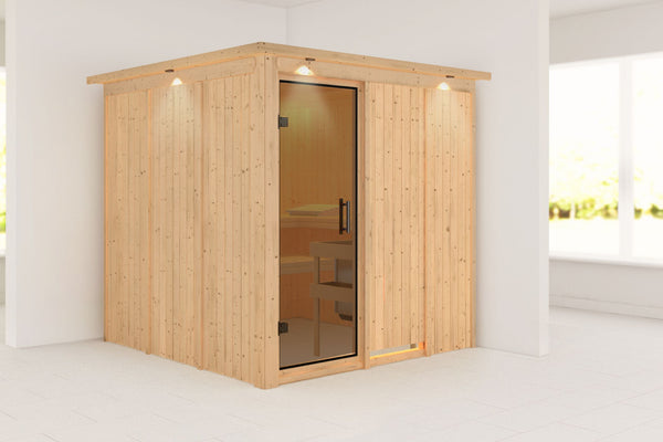 Sauna Rodin Systemsauna, Fronteinstieg