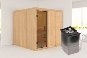 Sauna Rodin Systemsauna, Fronteinstieg