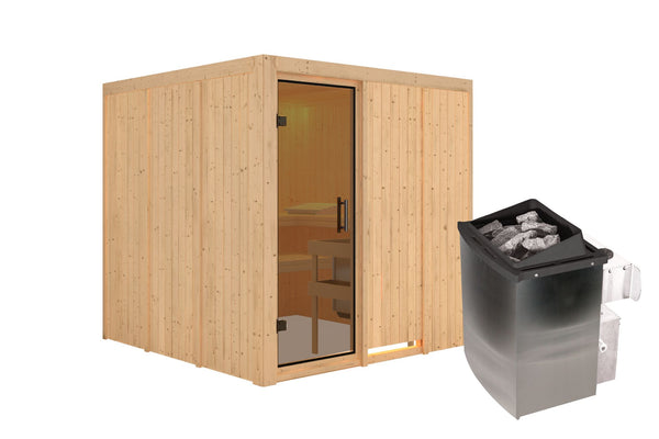 Sauna Rodin Systemsauna, Fronteinstieg