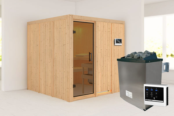 Sauna Rodin Systemsauna, Fronteinstieg