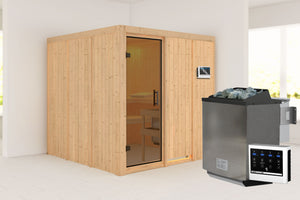 Sauna Rodin Systemsauna, Fronteinstieg