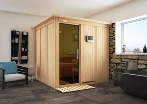 Sauna Rodin Systemsauna, Fronteinstieg