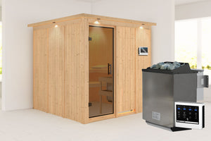 Sauna Rodin Systemsauna, Fronteinstieg