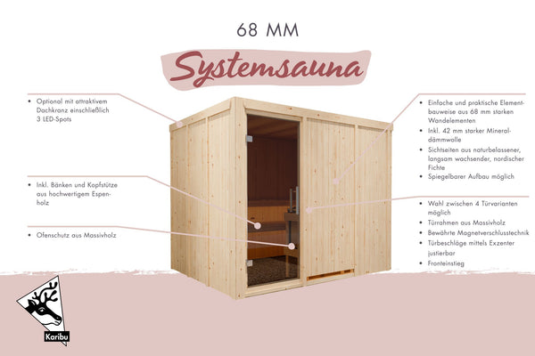 Sauna Gobin Systemsauna, Fronteinstieg