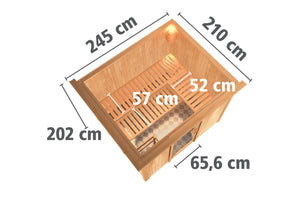Sauna Gobin Systemsauna, Fronteinstieg