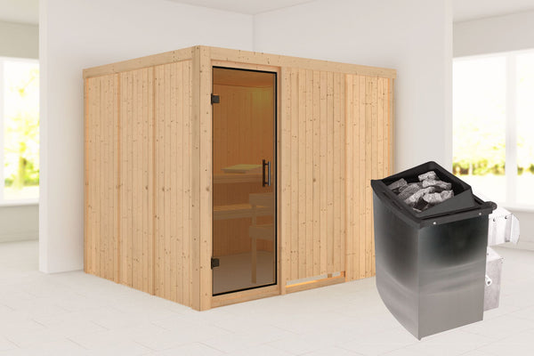 Sauna Gobin Systemsauna, Fronteinstieg