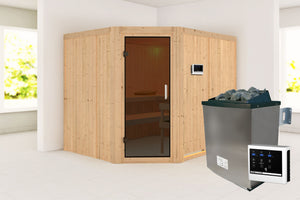 Sauna Malin Systemsauna, Eckeinstieg