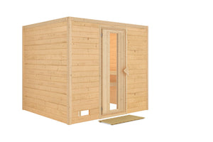 Sauna Sonara Massivholzsauna, Fronteinstieg