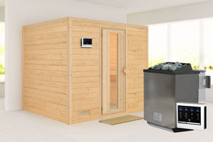 Sauna Sonara Massivholzsauna, Fronteinstieg