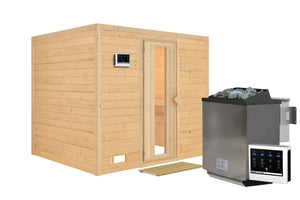 Sauna Sonara Massivholzsauna, Fronteinstieg