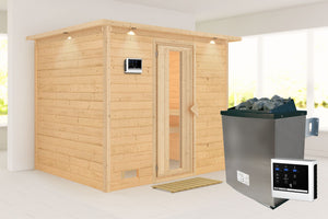 Sauna Sonara Massivholzsauna, Fronteinstieg