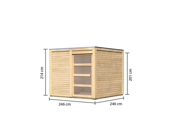 Gartenhaus Qubic 1