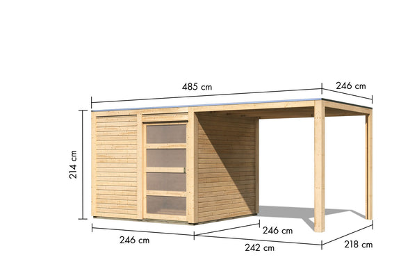 Gartenhaus Qubic 1