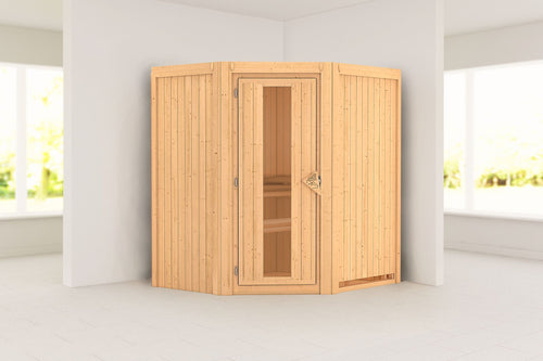 Sauna Taurin Systemsauna, Eckeinstieg