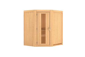 Sauna Taurin Systemsauna, Eckeinstieg