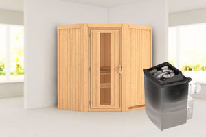 Sauna Taurin Systemsauna, Eckeinstieg