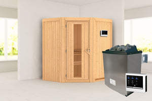Sauna Taurin Systemsauna, Eckeinstieg