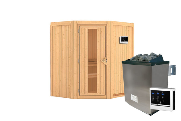 Sauna Taurin Systemsauna, Eckeinstieg