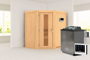 Sauna Taurin Systemsauna, Eckeinstieg