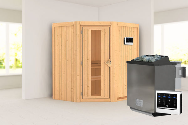 Sauna Taurin Systemsauna, Eckeinstieg