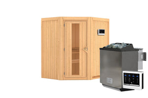Sauna Taurin Systemsauna, Eckeinstieg