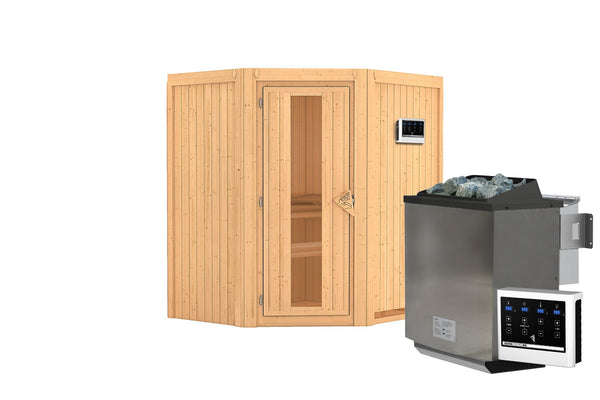 Sauna Taurin Systemsauna, Eckeinstieg
