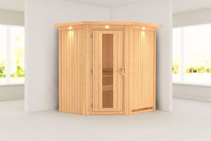 Sauna Taurin Systemsauna, Eckeinstieg