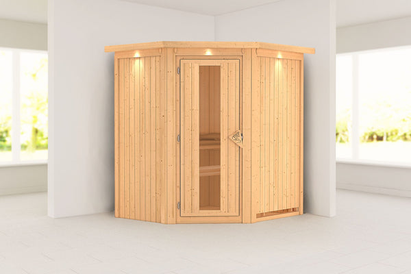 Sauna Taurin Systemsauna, Eckeinstieg