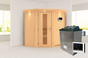 Sauna Taurin Systemsauna, Eckeinstieg