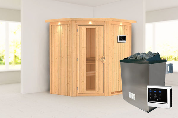 Sauna Taurin Systemsauna, Eckeinstieg