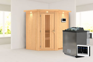 Sauna Taurin Systemsauna, Eckeinstieg