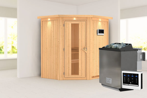 Sauna Taurin Systemsauna, Eckeinstieg