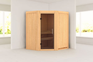 Sauna Taurin Systemsauna, Eckeinstieg
