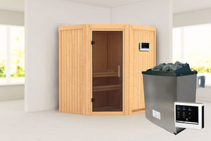 Sauna Taurin Systemsauna, Eckeinstieg