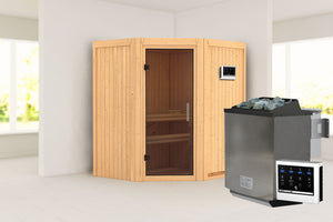 Sauna Taurin Systemsauna, Eckeinstieg