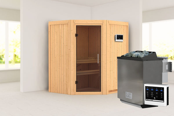 Sauna Taurin Systemsauna, Eckeinstieg