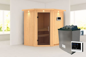 Sauna Taurin Systemsauna, Eckeinstieg