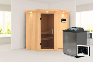Sauna Taurin Systemsauna, Eckeinstieg
