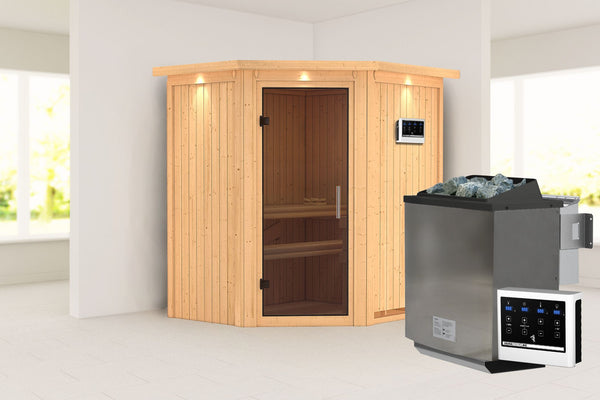 Sauna Taurin Systemsauna, Eckeinstieg