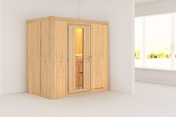 Sauna Variado Systemsauna, Fronteinstieg