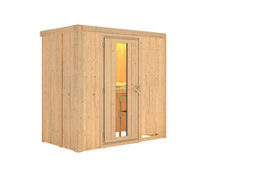 Sauna Variado Systemsauna, Fronteinstieg