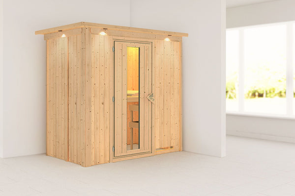 Sauna Variado Systemsauna, Fronteinstieg