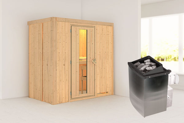 Sauna Variado Systemsauna, Fronteinstieg